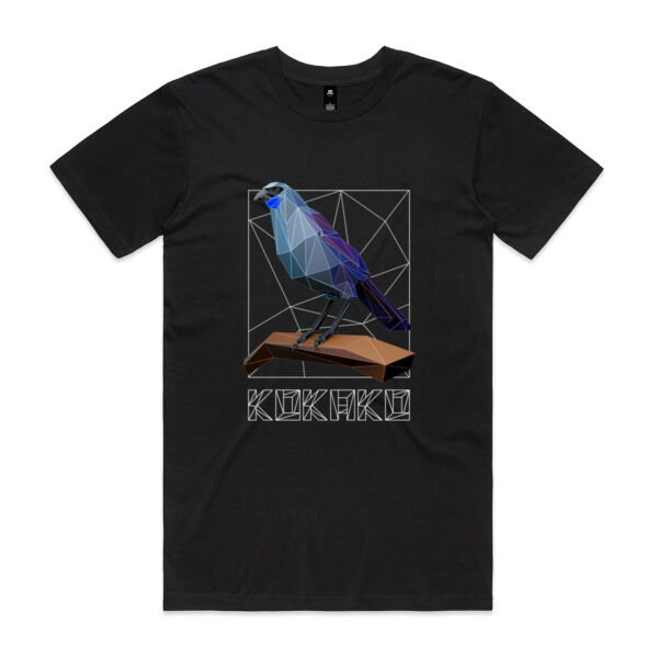Kokako Polygon 3D - Mens Staple Tee Thumbnail