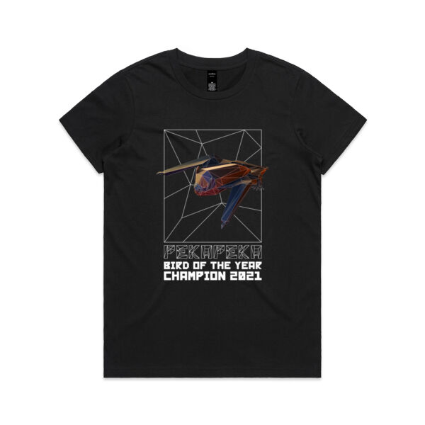 Pekapeka Polygon 3D BOTY Edition - Womens Maple Tee Thumbnail