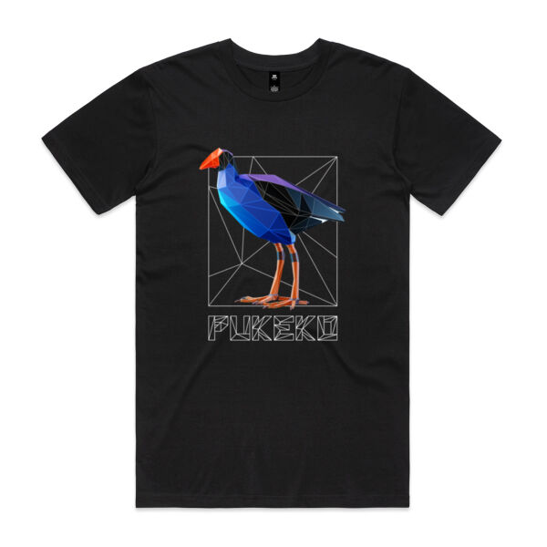 Pukeko Polygon 3D - Womens Maple Tee Thumbnail