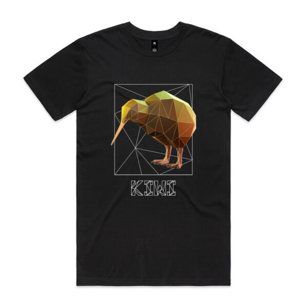 Kiwi Polygon 3D - Mens Staple Tee Thumbnail