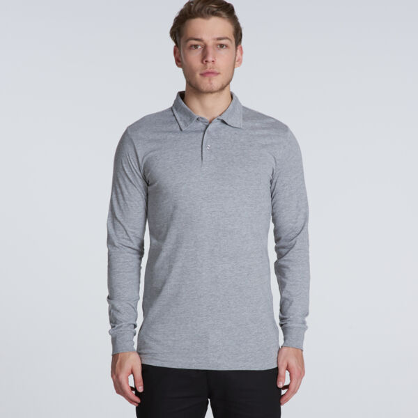 AS Colour Mens Chad Longsleeve Polo Thumbnail